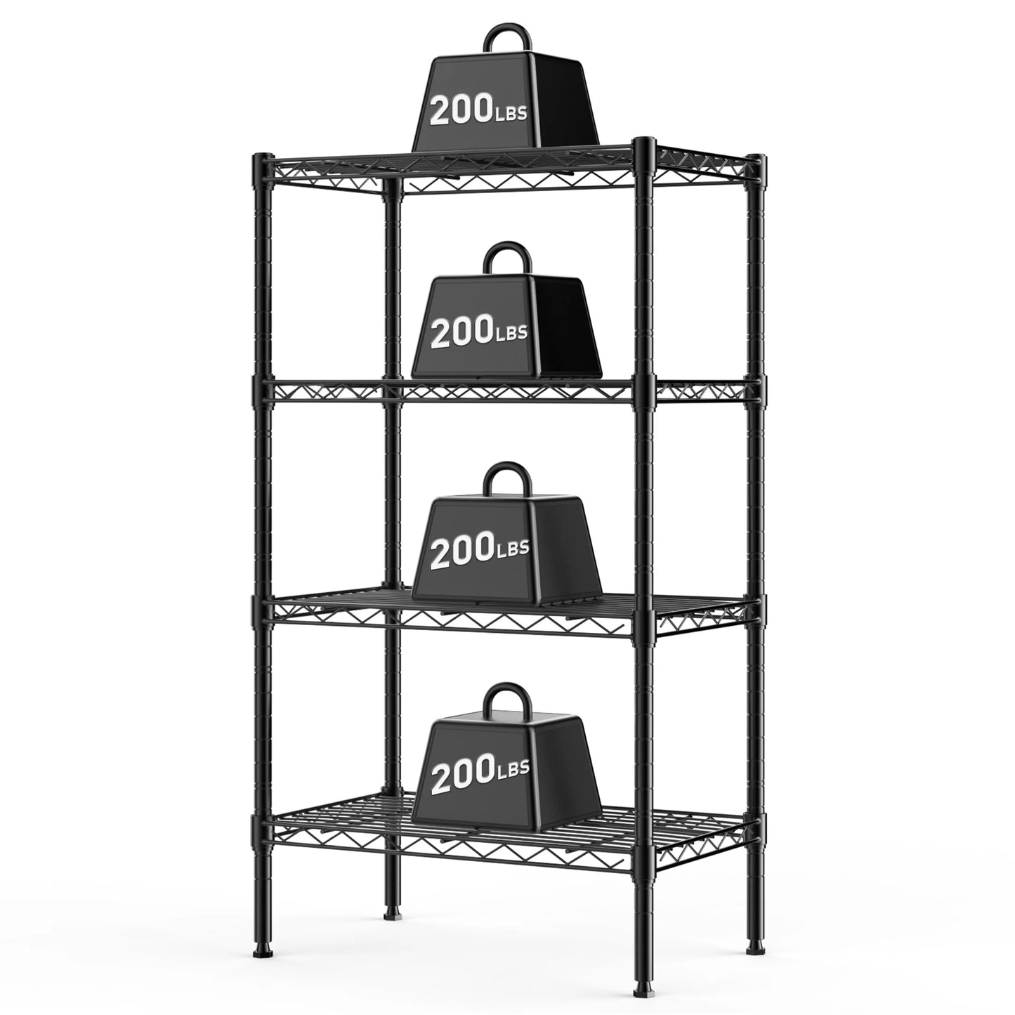 MCQ 5 Tier Metal Storage Shelves Heavy Duty Steel Unit