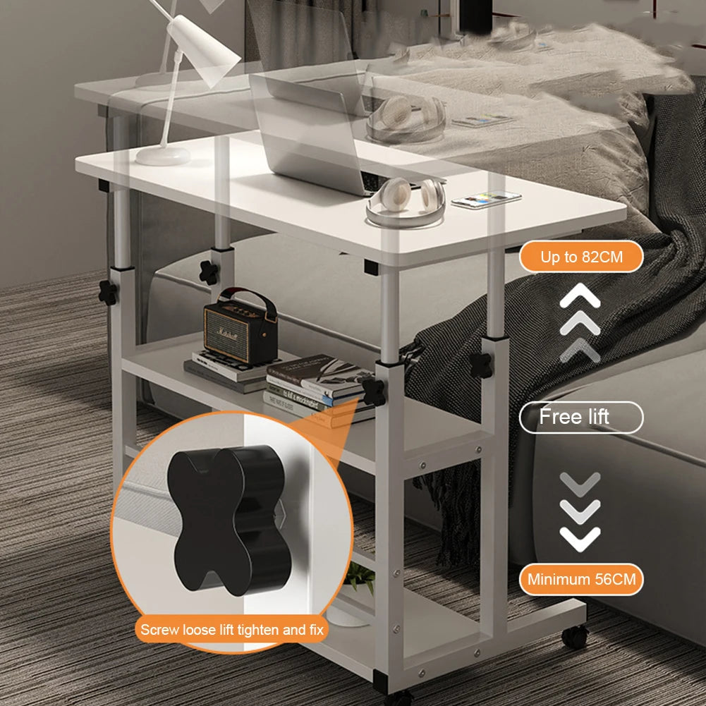 APWIKOGER Multi Layer Height Adjustable Wooden Standing Desk Workstation