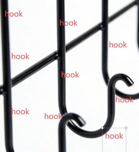 Ceiling Pot Rack With 12 S Hooks For Kitchen Storage