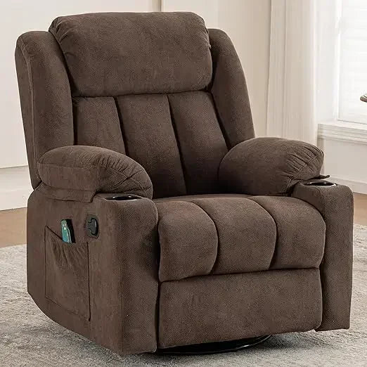 Rocker Recliner Chair With Massage And Heat For Living Room