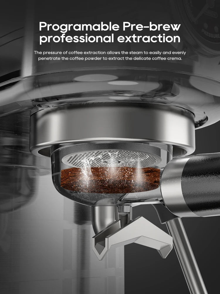 HiBREW H10B 20 Bar Semi Automatic Espresso Machine