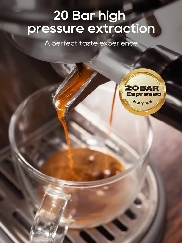 HiBREW H10B 20 Bar Semi Automatic Espresso Machine