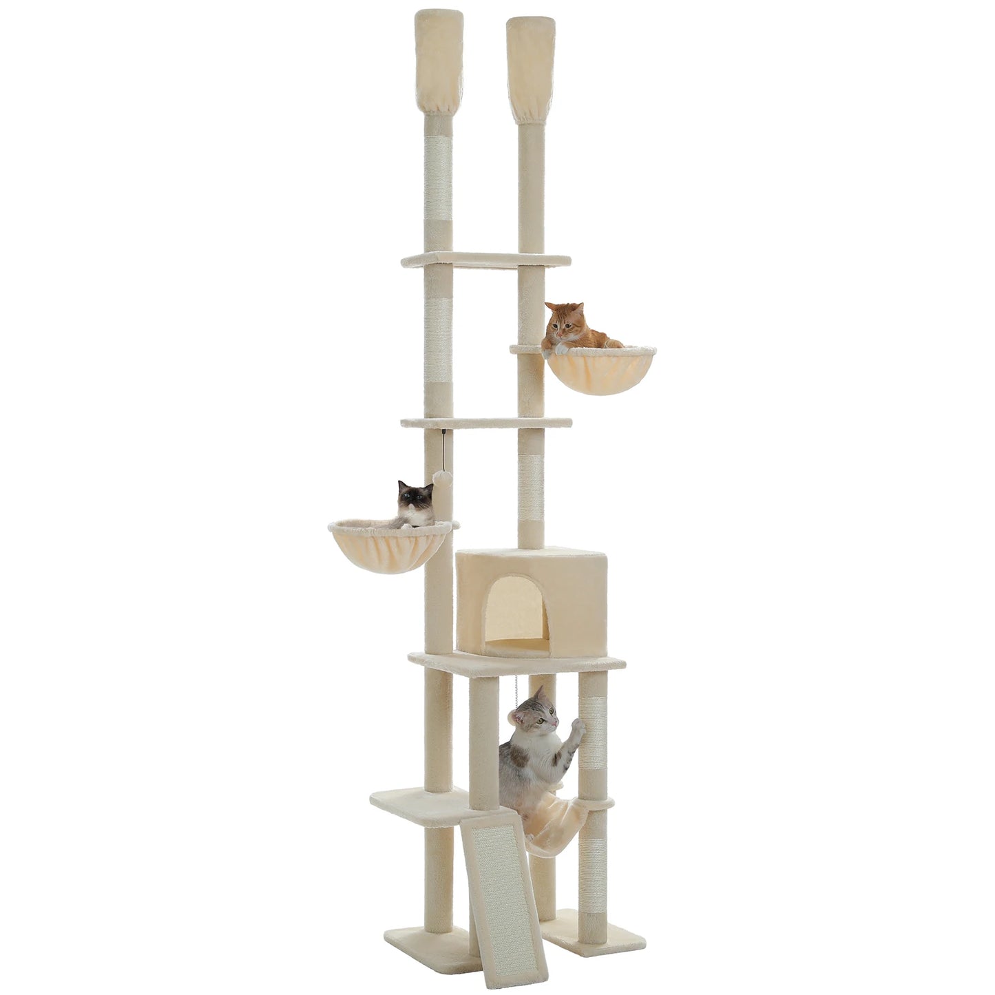 PAWZ Road Cactus Cat Tree Floor To Ceiling Tower Premium