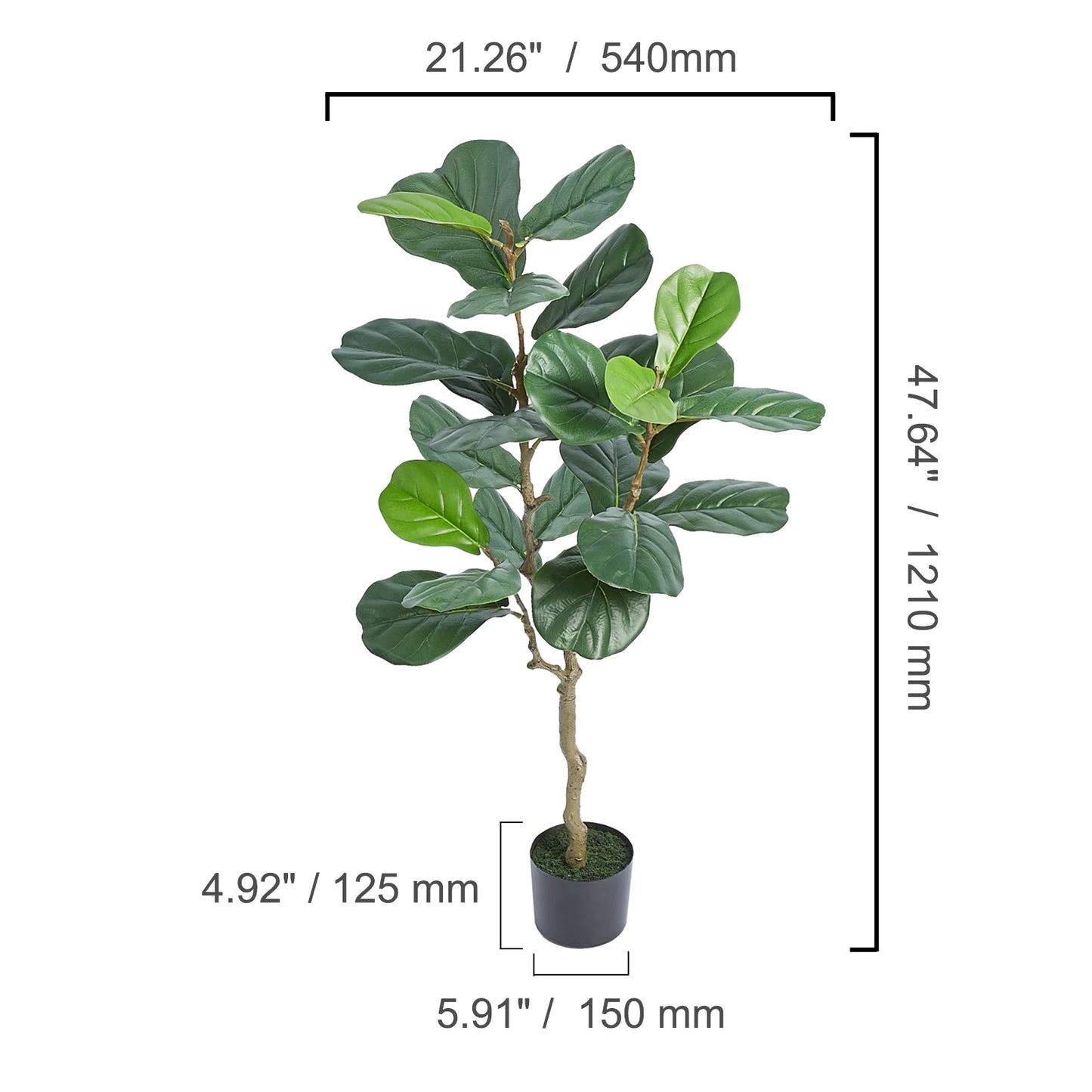 SucceBuy Artificial Olive Tree Faux Plant Anti Tip Low Maintenance