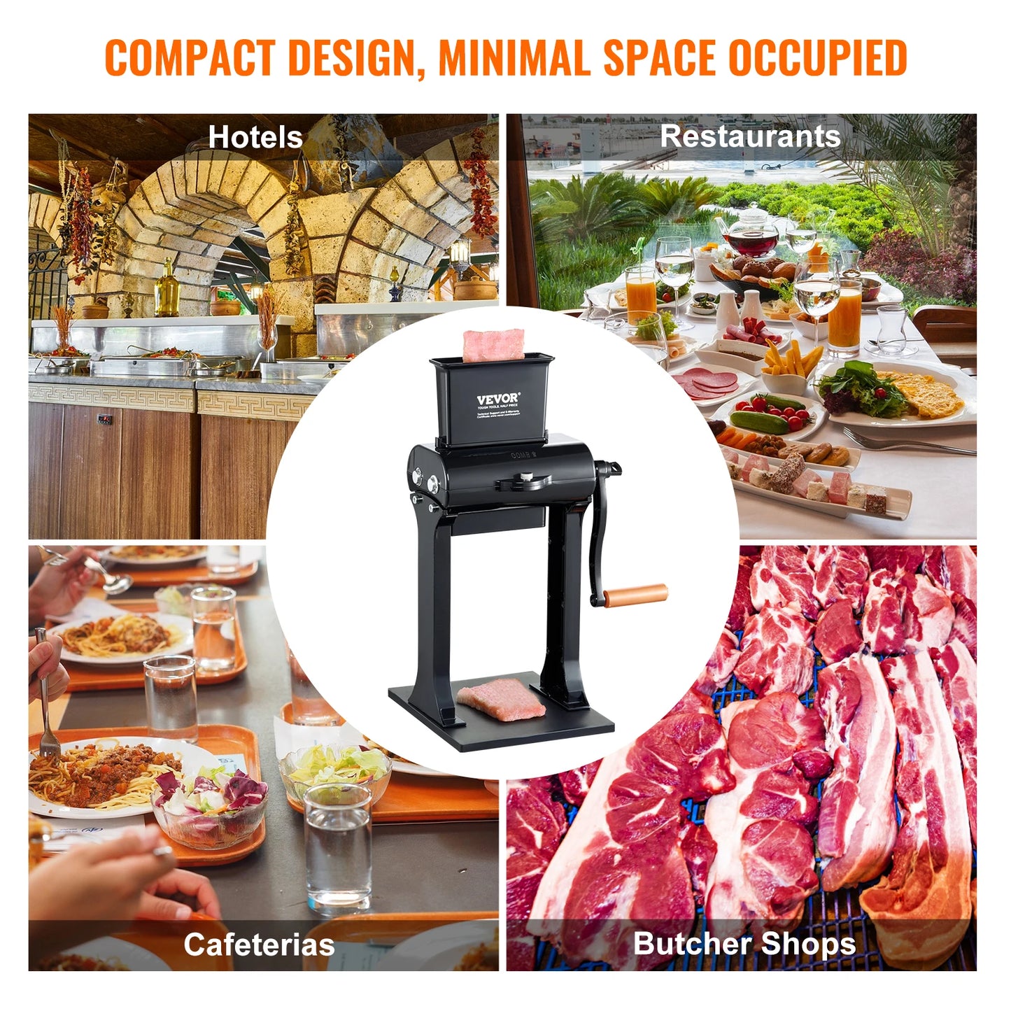 SucceBuy Commercial Meat Tenderizer Heavy Duty Stainless Steel Machine Manual