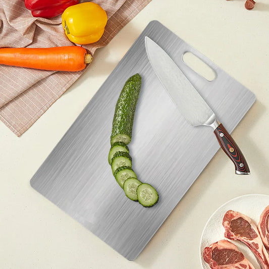 Stainless Steel Double Sided Cutting Board for Kitchen