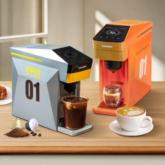 Capadeli 4in1 Espresso Machine for K Cup Pods NES Capsules