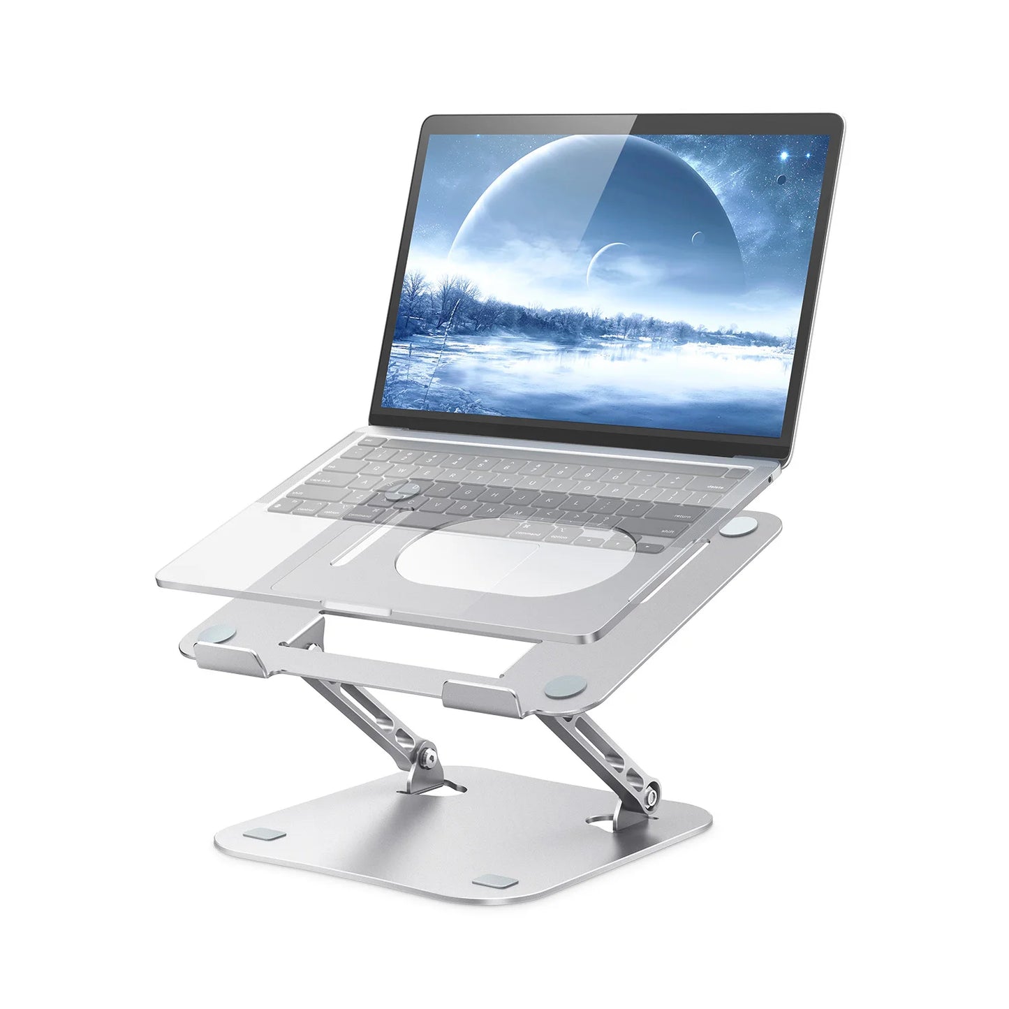 KOOTION Portable Adjustable Aluminum Laptop Stand For Desk Foldable
