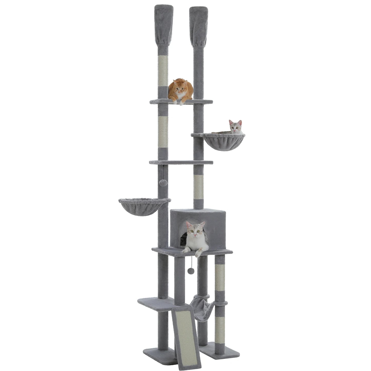 PAWZ Road Cactus Cat Tree Floor To Ceiling Tower Premium