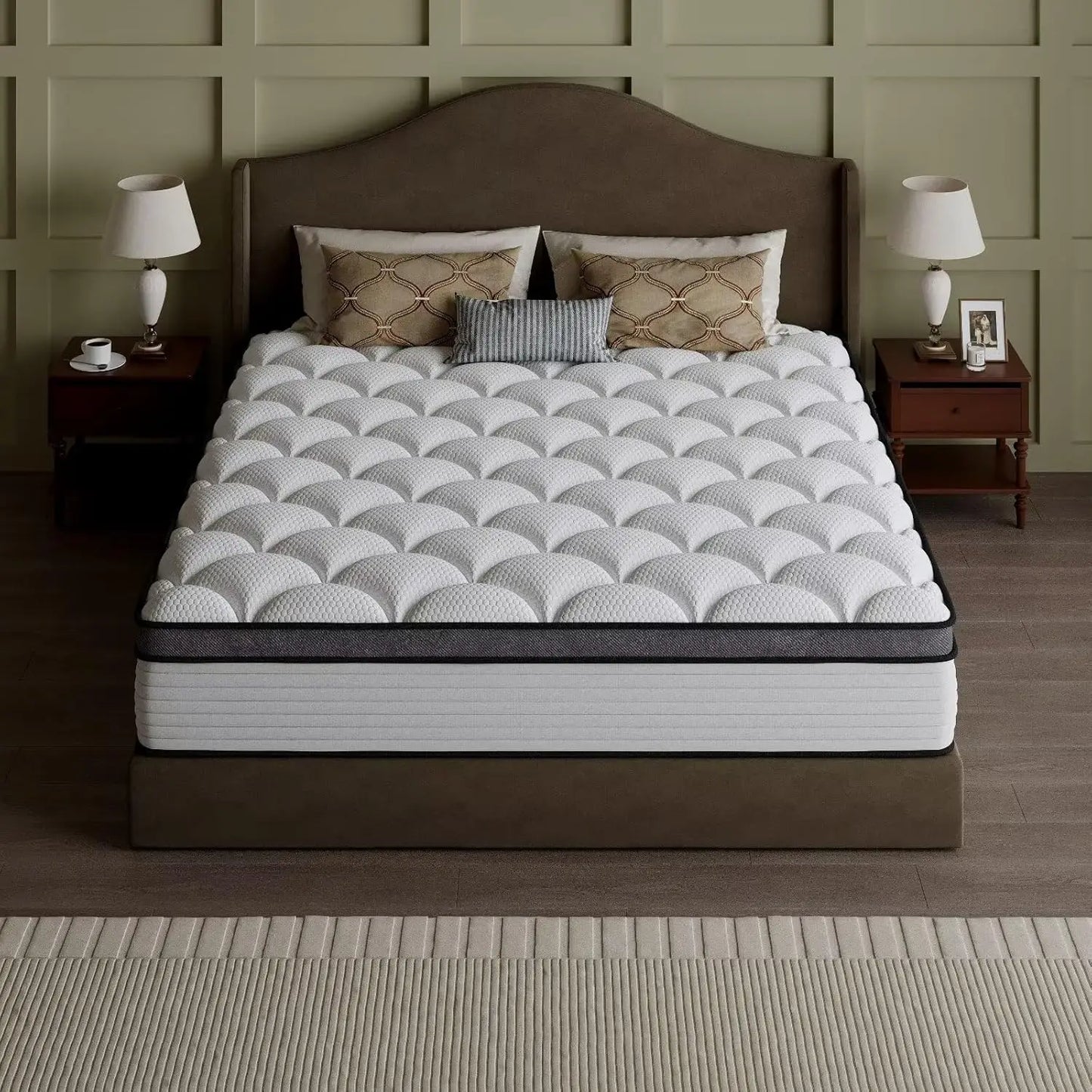 Hybrid Bed In Box Mattress With Cooling Gel Memory Foam