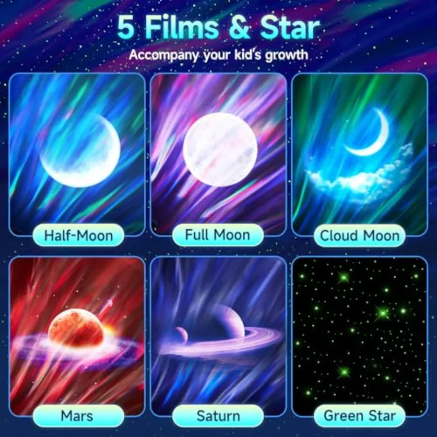 Galaxy Northern Lights Projector With 180 Lighting Modes