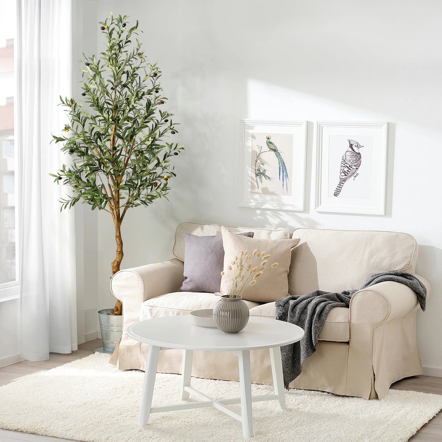HiMISS Artificial Olive Tree In Pot For Home Indoor Decor