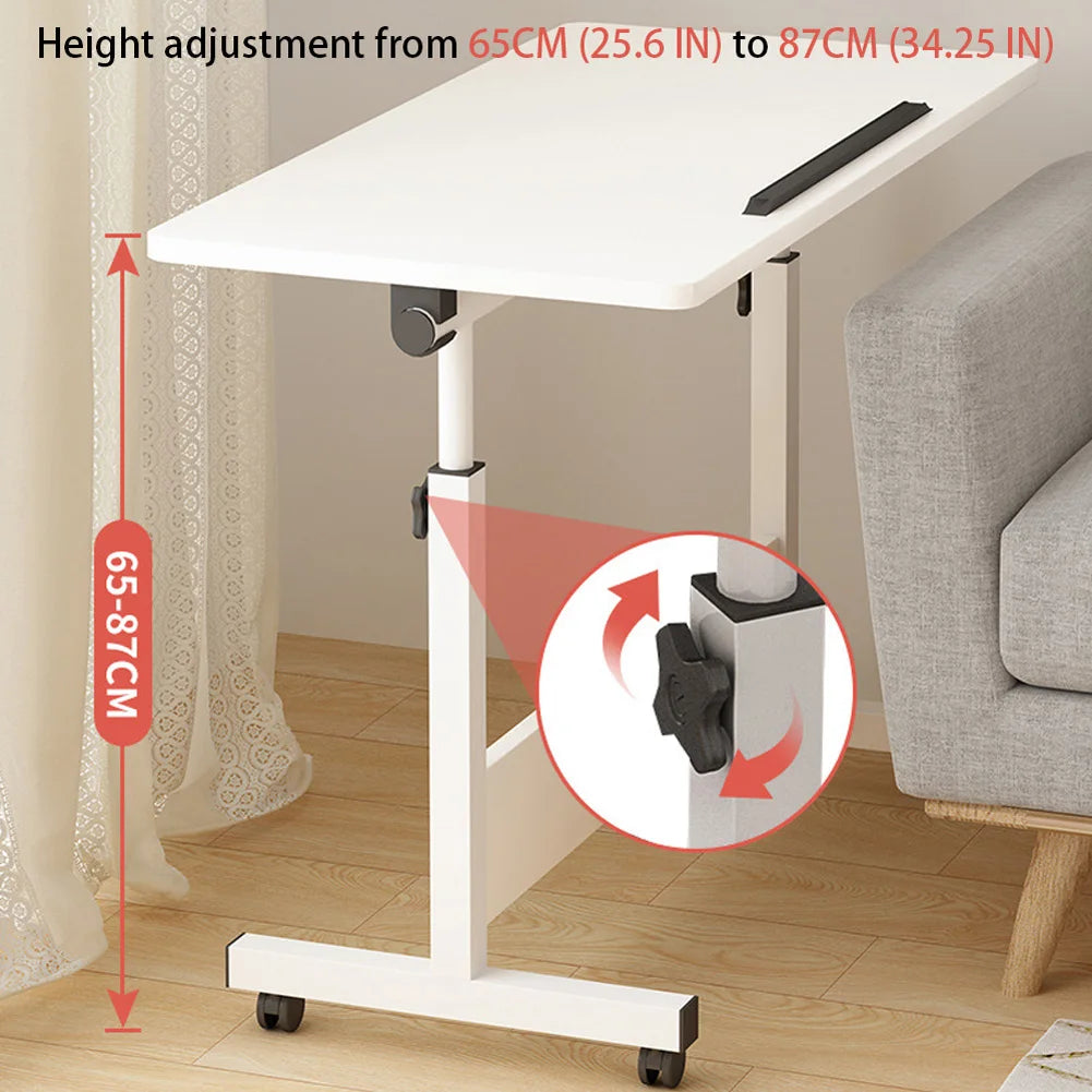 TWISTER.CK Adjustable Height Standing Desk On Wheels For Home Office Computer