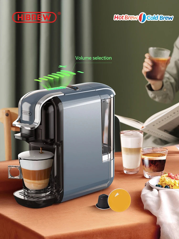 HiBREW 5 In 1 Capsule Coffee Machine Dolce Gusto Compatible