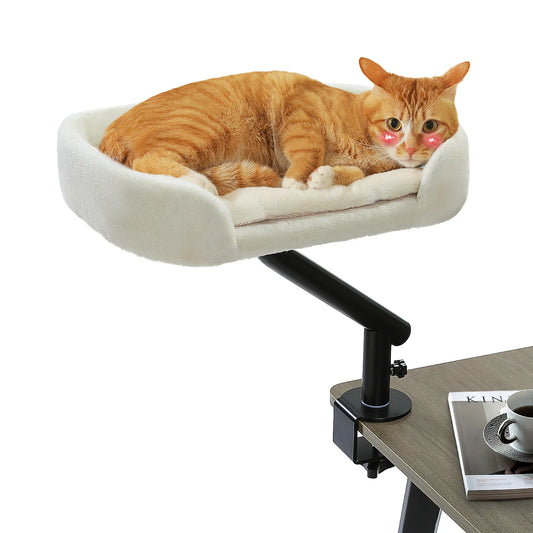 PAWZ Road Cat Desk Bed 360 Rotatable Stand for Indoor Cats