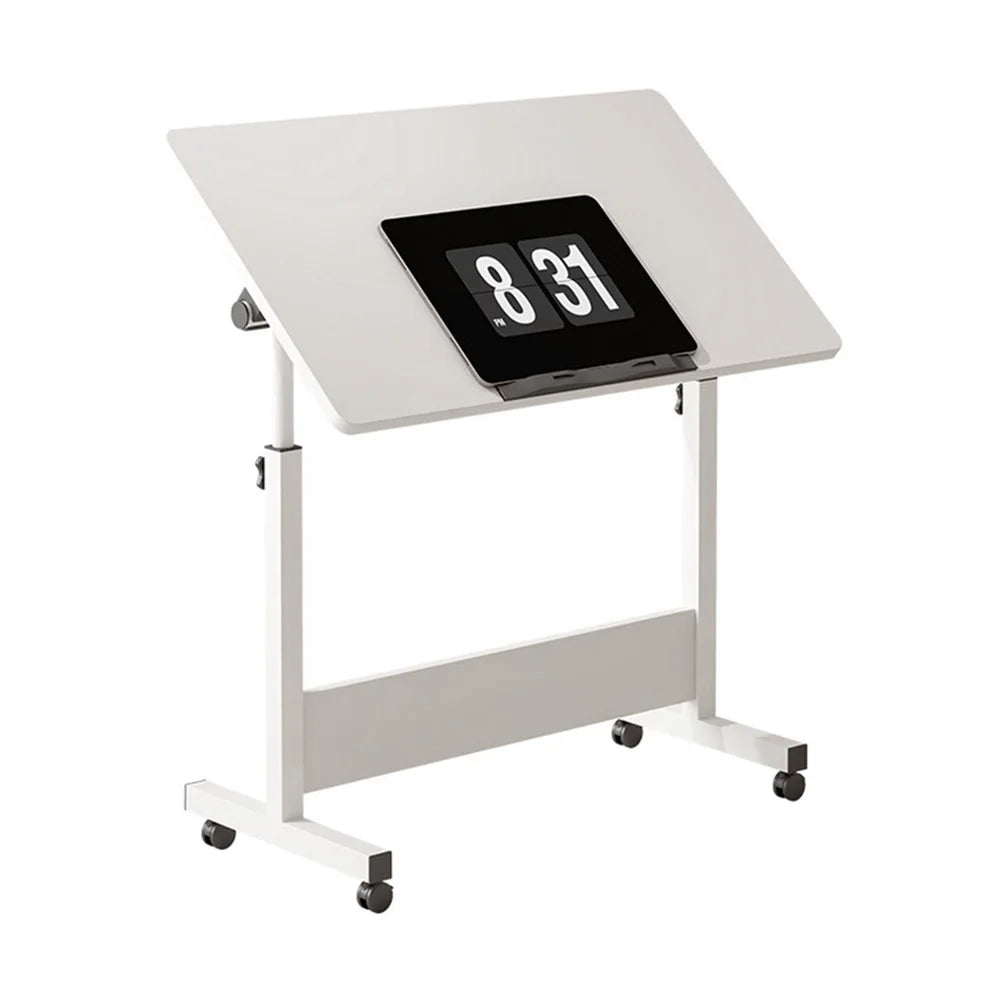 TWISTER.CK Standing Adjustable Mobile Desk With Wheels