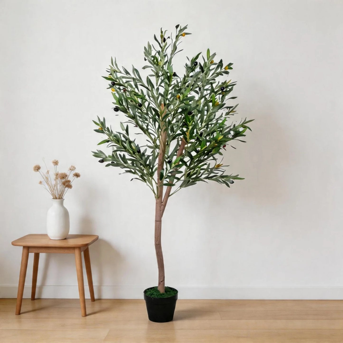 HiMISS Artificial Olive Tree With Planter For Home Office Decor