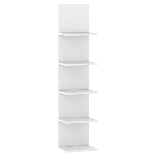 HOMASIS 5 Tier Wall Shelf Floating Organizer Wall Mounted