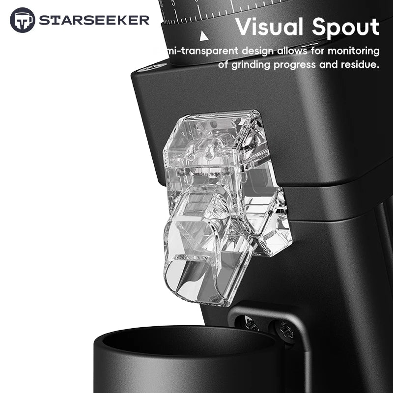 Starseeker E55Pro Electric Conical Burr Coffee Grinder With Stepless Fineness