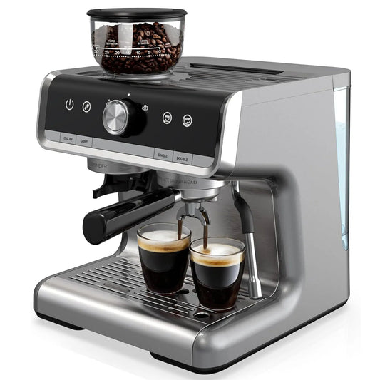Acekool 20 Bar Espresso Machine With Grinder For Home Use