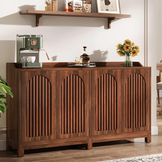Little Tree Buffet Cabinet With Storage Farmhouse Sideboard