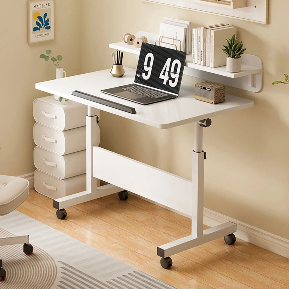 TWISTER.CK Adjustable Height Standing Desk On Wheels For Home Office Computer