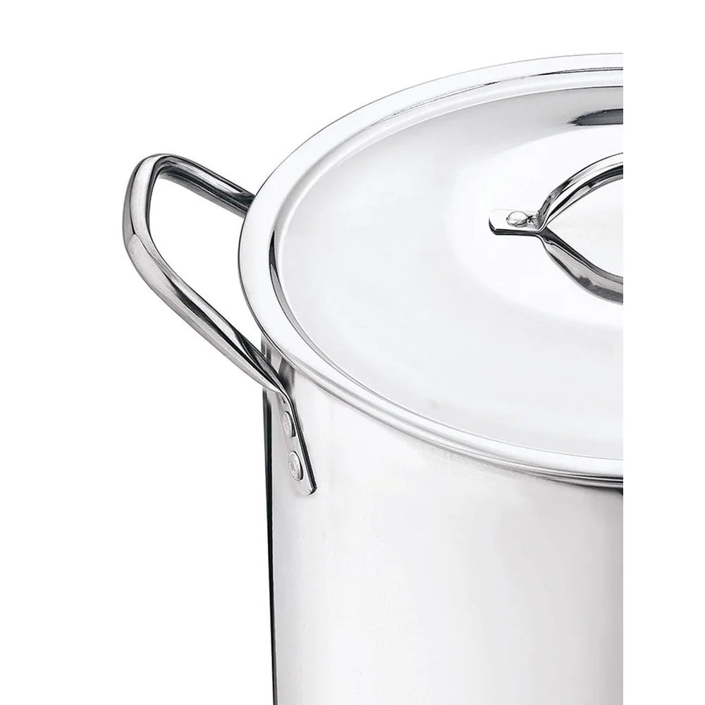 Stainless Steel Stock Pot With Stay Cool Handles And Lid