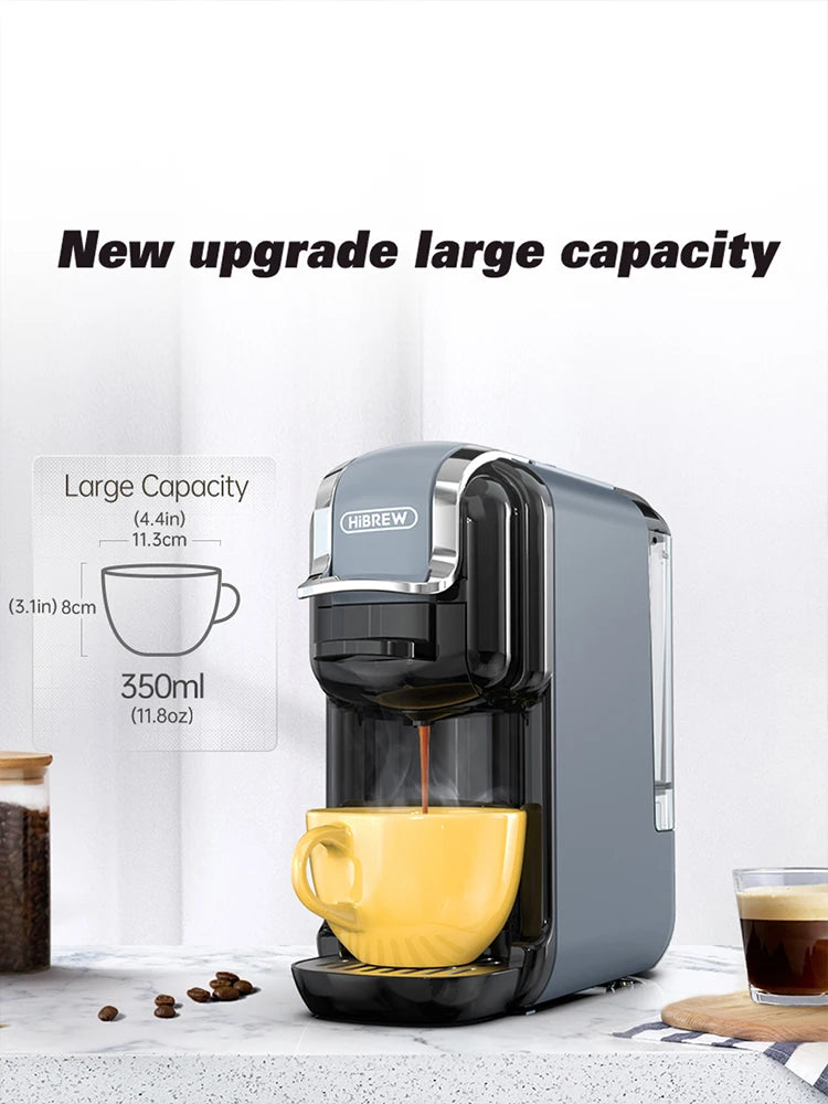 HiBREW 5 in 1 Capsule Coffee Machine Dolce Gusto Nespresso