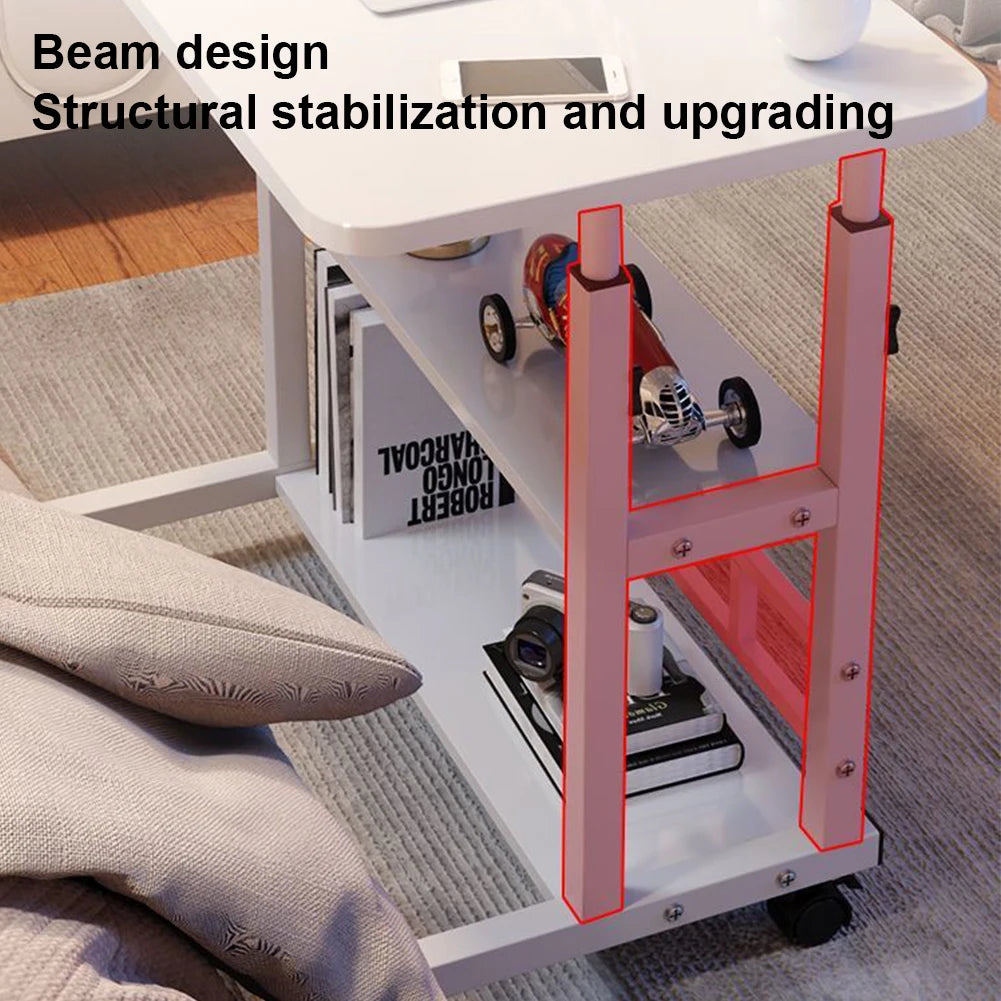 APWIKOGER Multi Layer Height Adjustable Wooden Standing Desk Workstation
