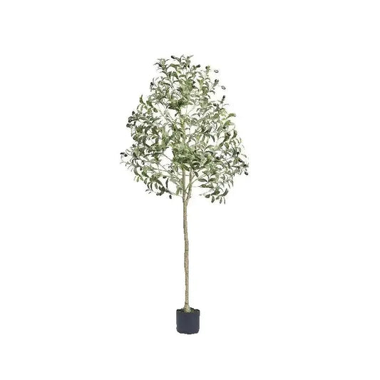SucceBuy Artificial Olive Tree Faux Plant Anti Tip Low Maintenance