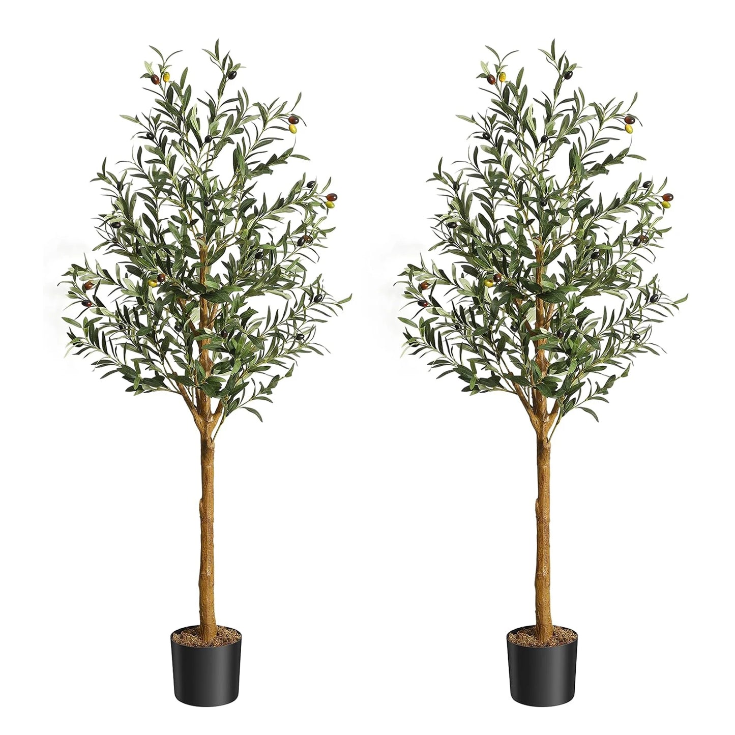 HiMISS Artificial Olive Tree In Pot For Home Indoor Decor