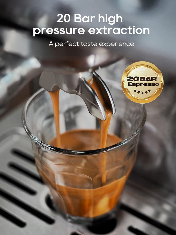 HiBREW 20 Bar Semi Automatic Espresso Coffee Machine H10A