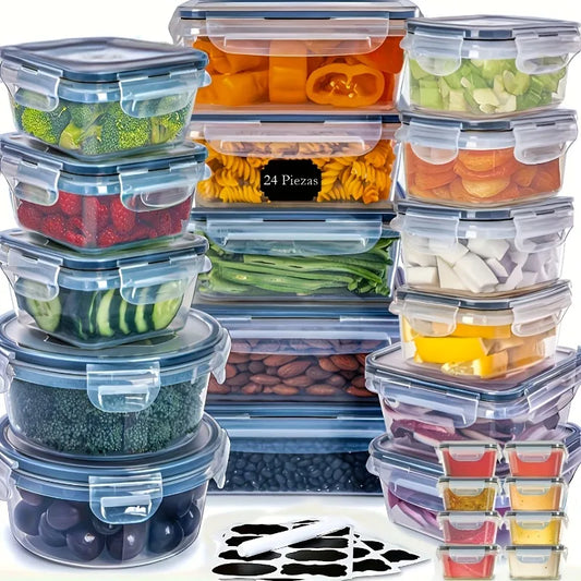BPA Free 48 Piece Food Storage Set With Airtight Lids