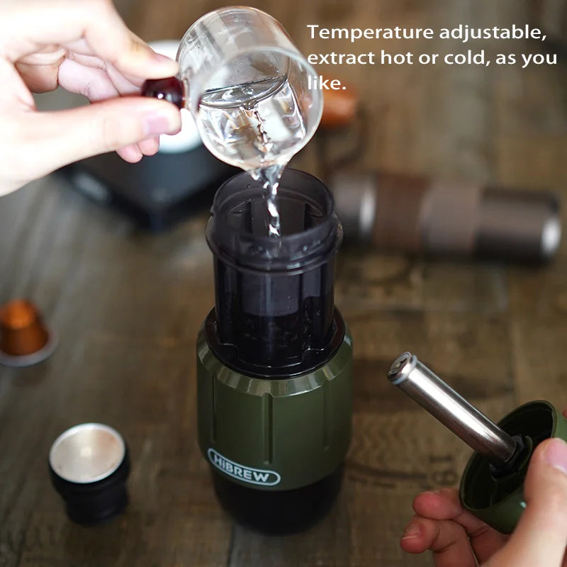 HiBREW 2 In 1 Portable Coffee Espresso Maker H4D Capsule