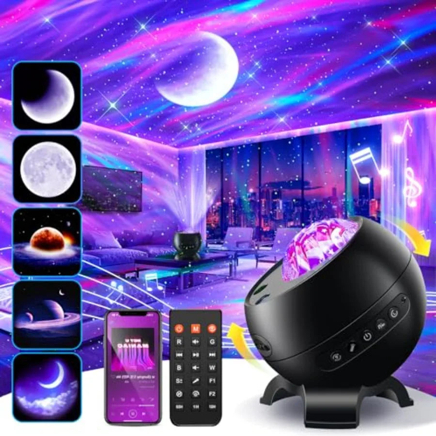 Galaxy Northern Lights Projector With 180 Lighting Modes