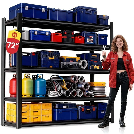 Zhilu Garage Shelving Unit 5 Tier Heavy Duty Steel Storage