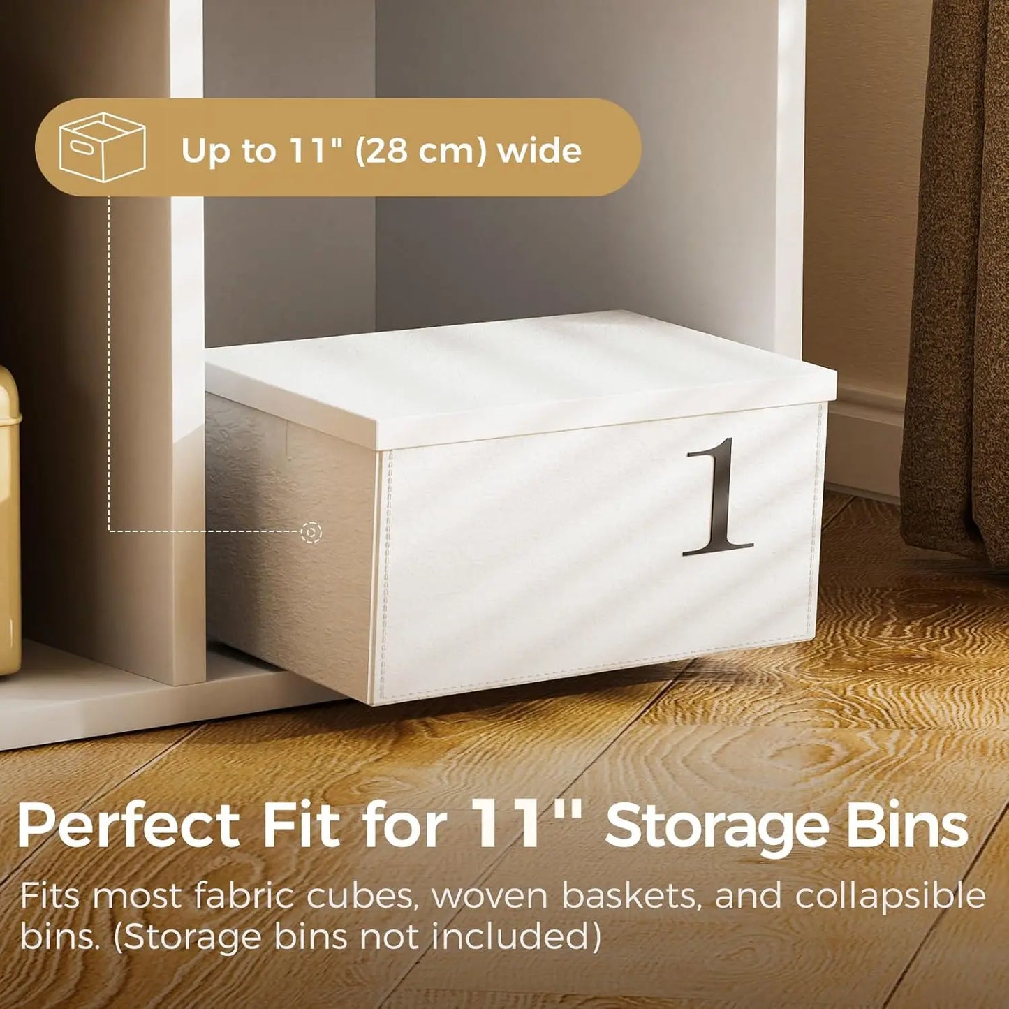 Six Cube Wood Storage Shelf With Removable Panels For Home Office Use
