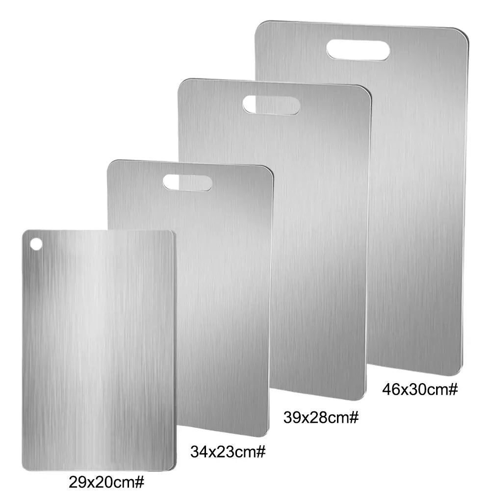 Stainless Steel Double Sided Cutting Board for Kitchen