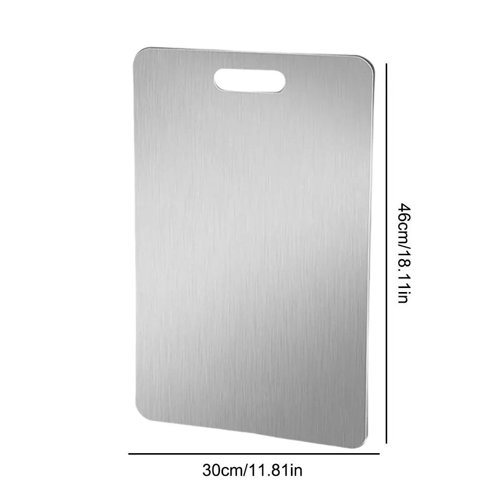 Stainless Steel Double Sided Cutting Board for Kitchen