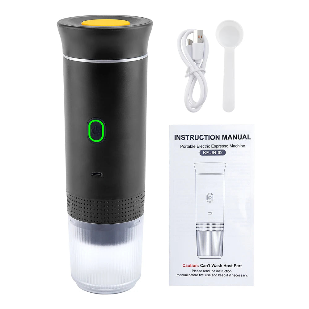 Obecilc Portable Wireless Espresso Machine 3-in-1 Capsule Coffee Maker
