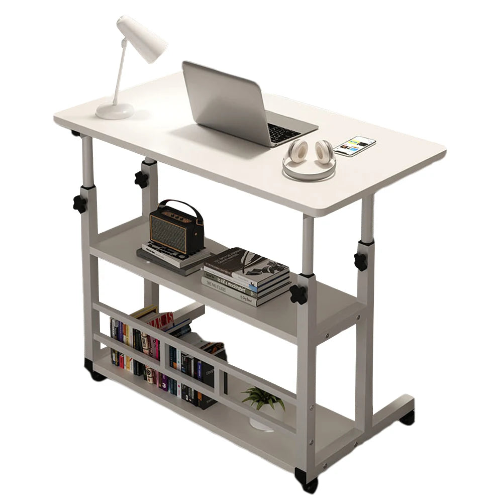APWIKOGER Multi Layer Height Adjustable Wooden Standing Desk Workstation