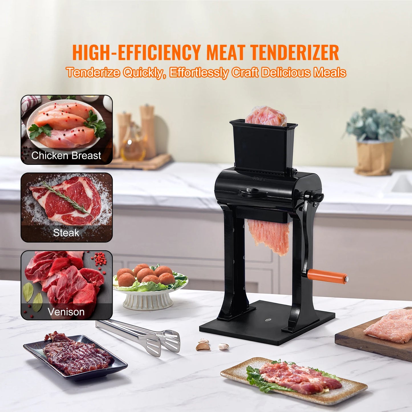 SucceBuy Commercial Meat Tenderizer Heavy Duty Stainless Steel Machine Manual