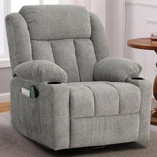 Rocker Recliner Chair With Massage And Heat For Living Room