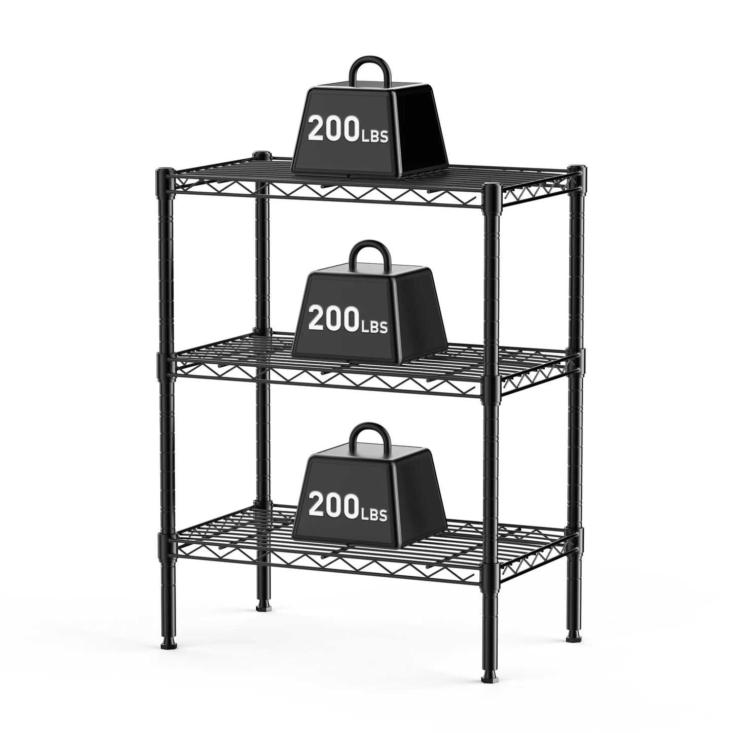 MCQ 5 Tier Metal Storage Shelves Heavy Duty Steel Unit