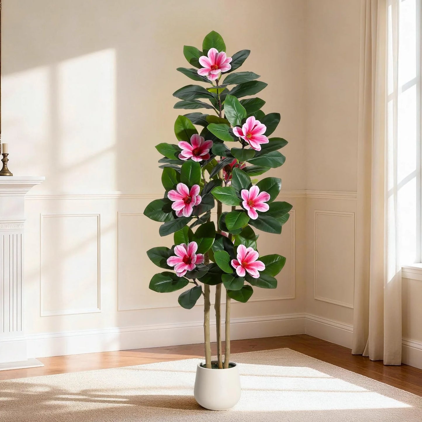 HiMISS Artificial Olive Tree With Lifelike Leaves And Fruits