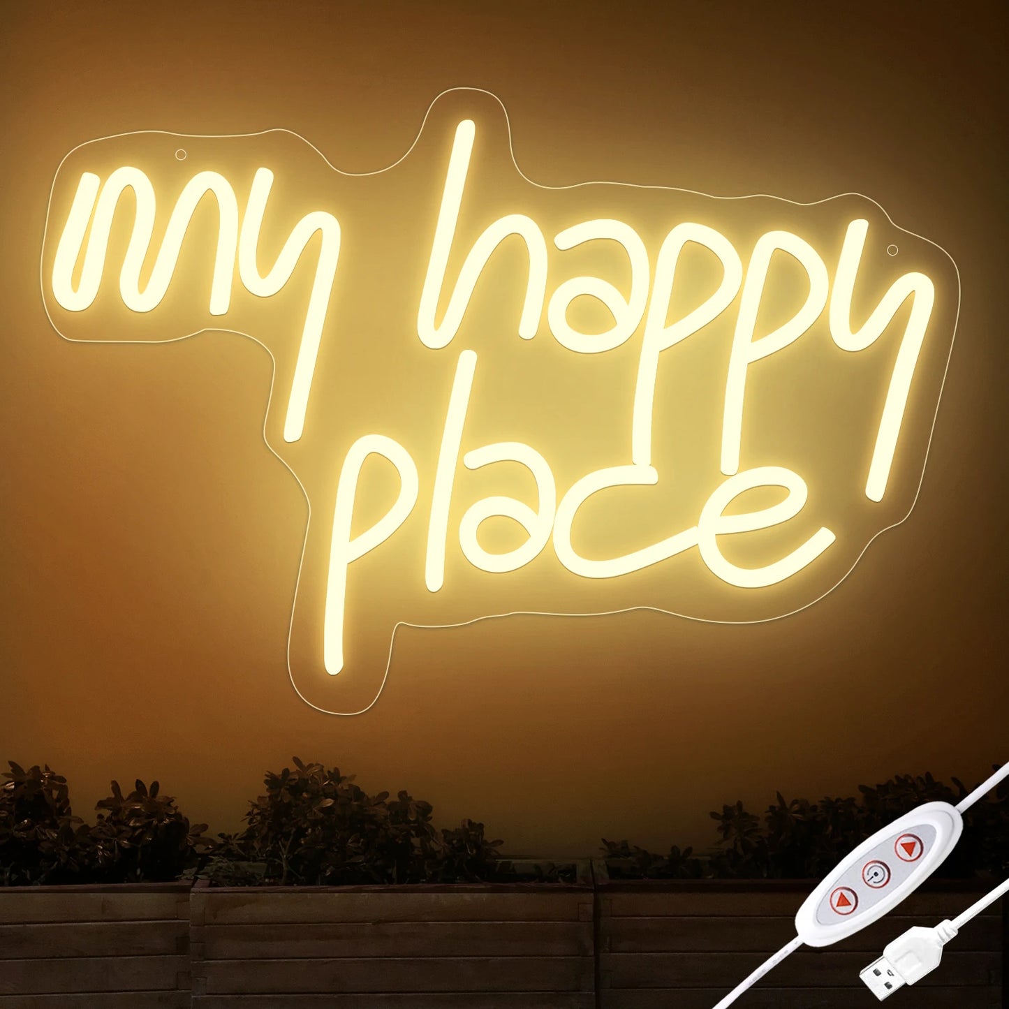 NONECN USB Powered LED Neon Light With Adjustable Brightness