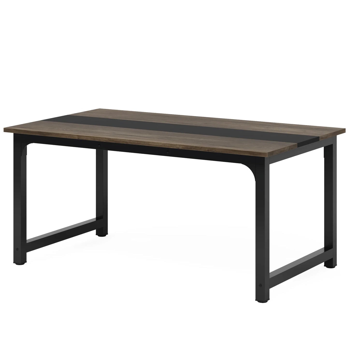 Tribesigns Industrial Dining Table For Six To Eight People