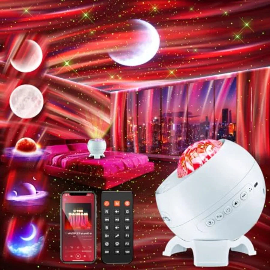 Galaxy Northern Lights Projector With 180 Lighting Modes